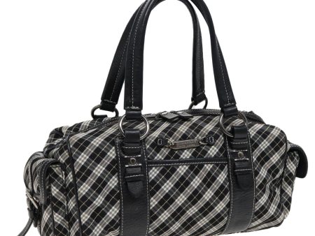 BURBERRY Nova Check Blue Label Hand Bag Nylon BlackNew bs15725 Cheap