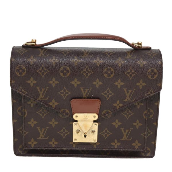 LOUIS VUITTON Monogram Monceau 28 Hand Bag 2way M51185  79898 Online