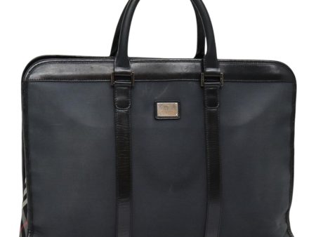 BURBERRY Black label Hand Bag Nylon Black SilverNew ti2017 on Sale