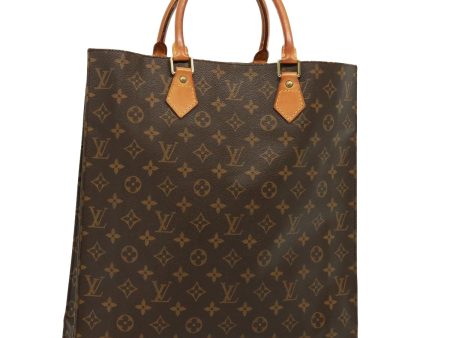 LOUIS VUITTON Monogram Sac Plat Hand Bag M51140  79081 For Cheap