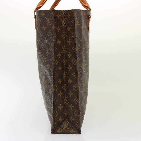 LOUIS VUITTON Monogram Sac Plat Hand Bag M51140  79081 For Cheap