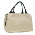 BURBERRY Blue Label Hand Bag Nylon Beige SilverNew bs18101 Cheap