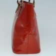 LOUIS VUITTON Monogram Vernis Houston Hand Bag Red M91092  th4163 on Sale