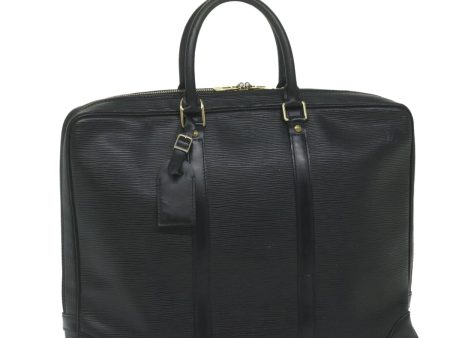 LOUIS VUITTON Epi Porte Documents Voyage Business Bag Black M54472 Auth yk9667 Cheap