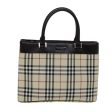 BURBERRY Nova Check Hand Bag Canvas BeigeNew ep4500 on Sale