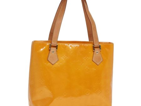 LOUIS VUITTON Monogram Vernis Houston Hand Bag Jaune M91121  78215 Supply