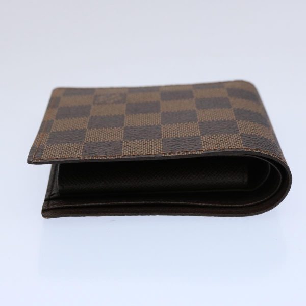 LOUIS VUITTON Damier Ebene Portefeuille Marco Bifold Wallet N61675 Auth 60094A Online Sale