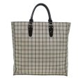 BURBERRY Nova Check Blue Label Hand Bag Nylon Beige SilverNew bs16646 For Cheap