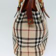 BURBERRY Nova Check Hand Bag Canvas BeigeNew bs14828 Online Hot Sale