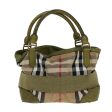 BURBERRY Nova Check Hand Bag Canvas 2way BeigeNew yk13354 For Cheap