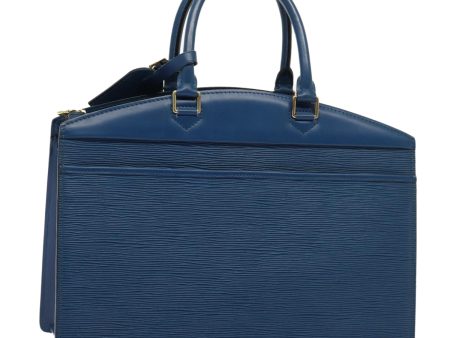 LOUIS VUITTON Epi Riviera Hand Bag Blue M48185  79991 Fashion