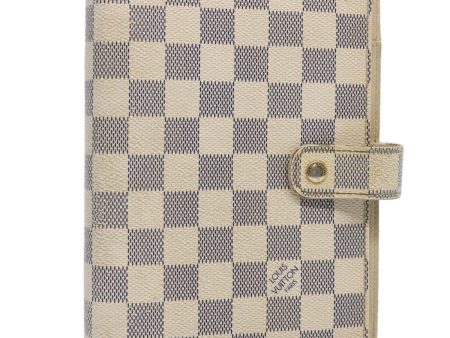 LOUIS VUITTON Damier Azur Agenda MM Day Planner Cover R20707  bs10243 Sale