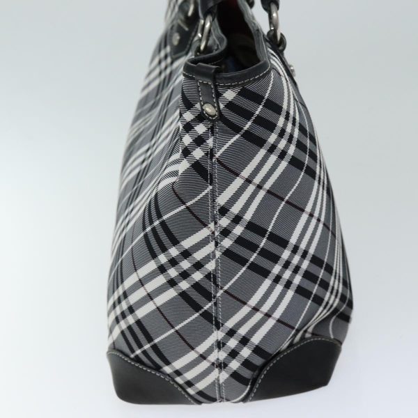 BURBERRY Nova Check Blue Label Hand Bag Nylon BlackNew bs14430 on Sale