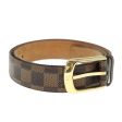 LOUIS VUITTON Damier Ebene Ceinture Ellipse Belt 27.6 -35.4  M6995 Auth ar10898 on Sale