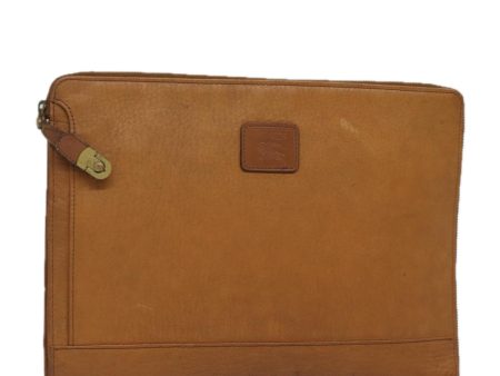 BURBERRY Documents Case Leather BrownNew bs16059 on Sale