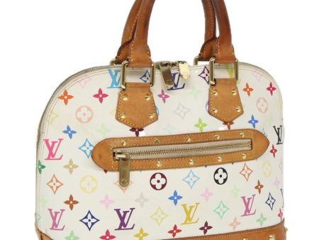 LOUIS VUITTON Monogram Multicolor Alma Hand Bag White M92647  bs15366 Discount