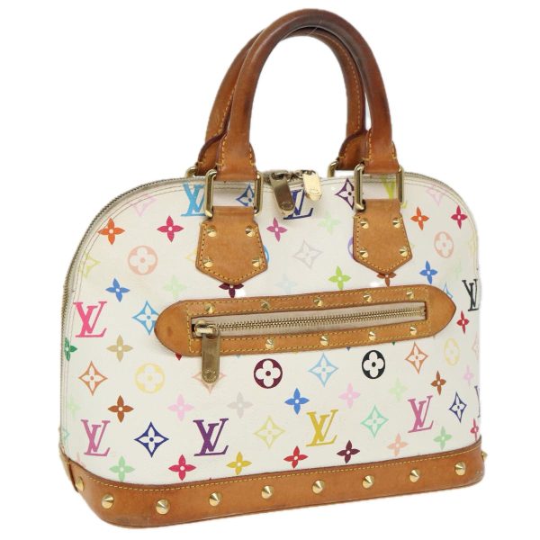 LOUIS VUITTON Monogram Multicolor Alma Hand Bag White M92647  bs15366 Discount