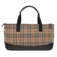 BURBERRY Nova Check Hand Bag Canvas BeigeNew ep4904 Online Sale