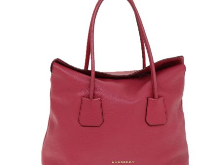 BURBERRY Hand Bag Leather PinkNew ep4719 For Cheap