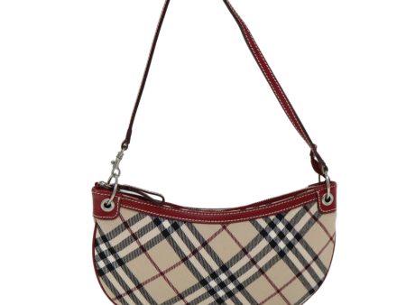 BURBERRY Nova Check Blue Label Hand Bag Beige RedNew ti1760 Online