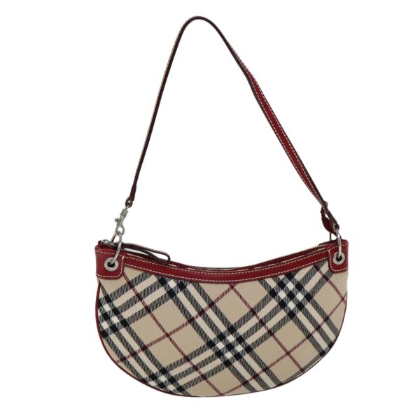 BURBERRY Nova Check Blue Label Hand Bag Beige RedNew ti1760 Online