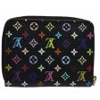 LOUIS VUITTON Monogram Multicolor Zippy Coin Purse  Black M93740  am5245 Online Hot Sale