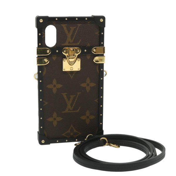 LOUIS VUITTON Monogram iPhone X XS Eye Trunk Light iPhone Case M67892 Auth 60116 Online