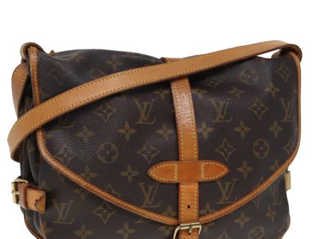 LOUIS VUITTON Monogram Saumur 30 Shoulder Bag M42256  ki4607 Online Sale