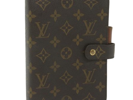 LOUIS VUITTON Monogram Agenda MM Day Planner Cover R20105  60846 Online now