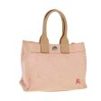 BURBERRY Blue Label Hand Bag Canvas Pink BeigeNew ti1990 For Sale