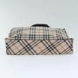 BURBERRY Nova Check Blue Label Hand Bag Nylon BeigeNew yb584 Sale