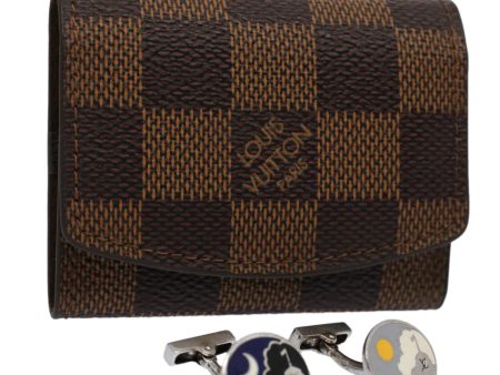 LOUIS VUITTON Damier Ebene Cuff Case Cuffs M64600  58692 Online Sale