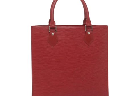 LOUIS VUITTON Epi Sac Plat PM Hand Bag Red Rouge  60899 Online now