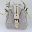 BURBERRY Blue Label Hand Bag Canvas GrayNew 83421 on Sale