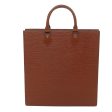 LOUIS VUITTON Epi Sac Plat Hand Bag Brown M52073  59958 Cheap