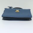 LOUIS VUITTON Epi Serviette Fermoir Business Bag Blue  yk9656 For Cheap