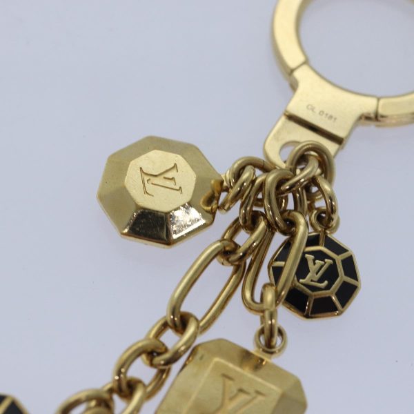 LOUIS VUITTON Porte Cles Cabochon Key Holder Gold M66001  ac3106 Sale