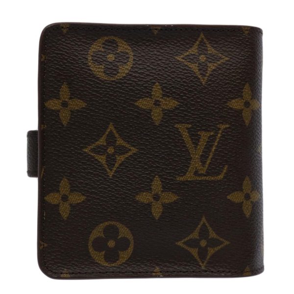 LOUIS VUITTON Monogram Compact Zip Wallet M61667  60039A For Sale