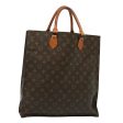 LOUIS VUITTON Monogram Sac Plat Hand Bag M51140  79082 Fashion