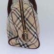 BURBERRY Nova Check Hand Bag Canvas BeigeNew 81791 Discount