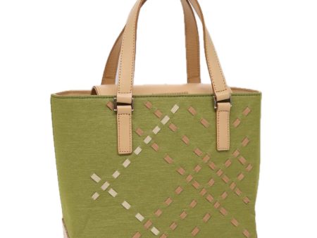 BURBERRY Hand Bag Nylon GreenNew ti1834 For Sale