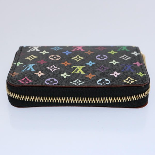 LOUIS VUITTON Monogram Multicolor Zippy Coin Purse  Black M93740  am5245 Online Hot Sale