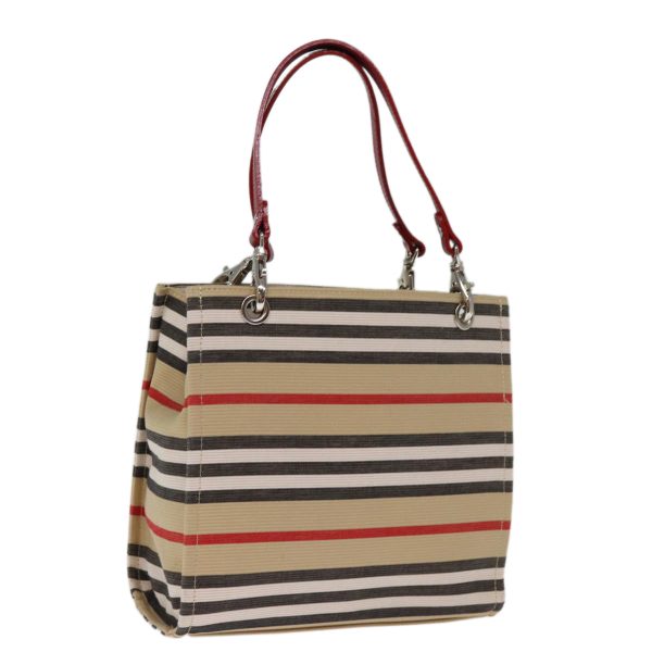 BURBERRY Hand Bag Canvas BeigeNew 76550 on Sale