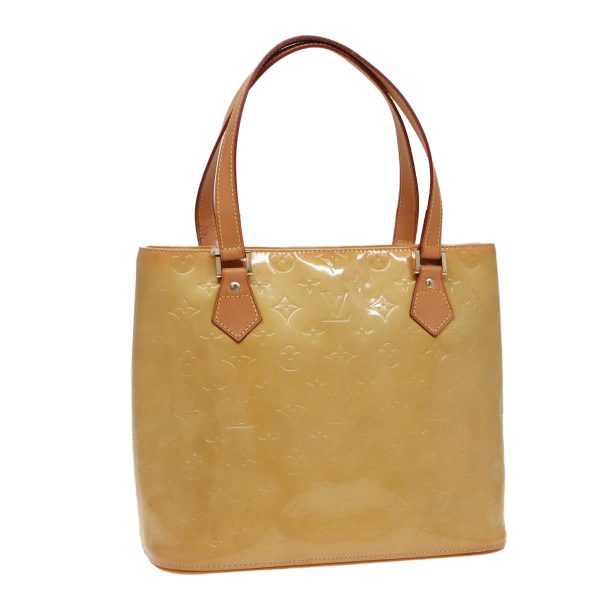 LOUIS VUITTON Monogram Vernis Houston Hand Bag Beige M91004  ep4651 Online Hot Sale