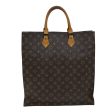 LOUIS VUITTON Monogram Sac Plat Hand Bag M51140  77617 Fashion