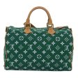 LOUIS VUITTON Monogram Speedy P9 Bandouliere 40 Bag Green M24417  76199S Supply