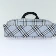 BURBERRY Nova Check Blue Label Hand Bag Nylon Light BlueNew bs15355 Hot on Sale