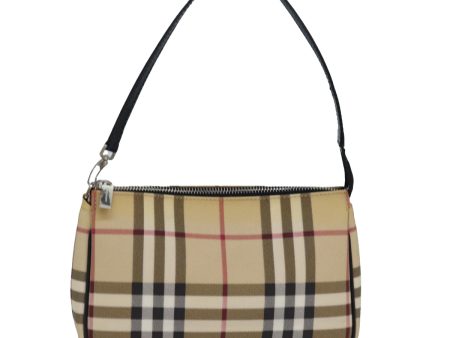 BURBERRY Nova Check Accessory Pouch PVC BeigeNew 82063 Online