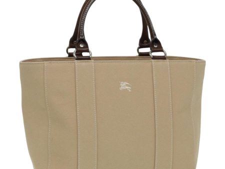 BURBERRY Blue Label Tote Bag Canvas BeigeNew hk1531 For Sale