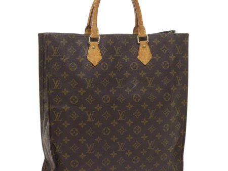 LOUIS VUITTON Monogram Sac Plat Hand Bag M51140  59895 For Sale